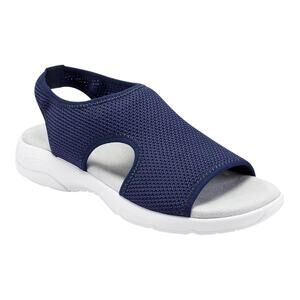 Easy Spirit Women's Truth Lightweight Sporty Knit Sandals Blue Size 11